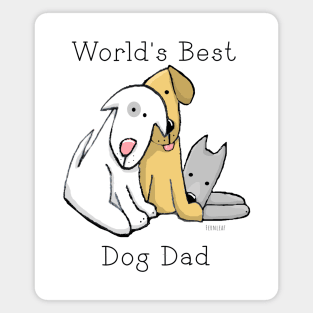World's Best Dog Dad Magnet